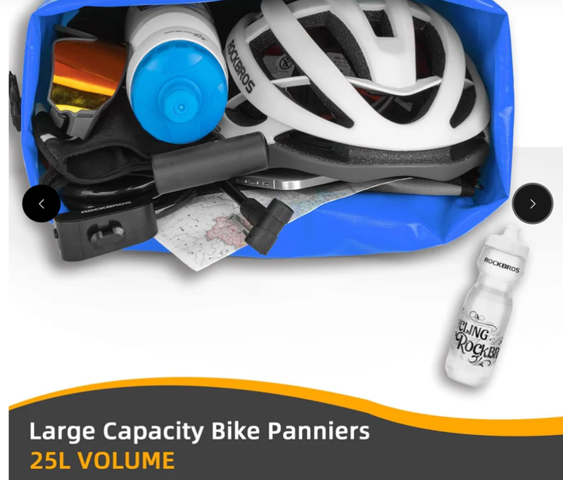 Waterproof Large Pannier Bag Blue-3