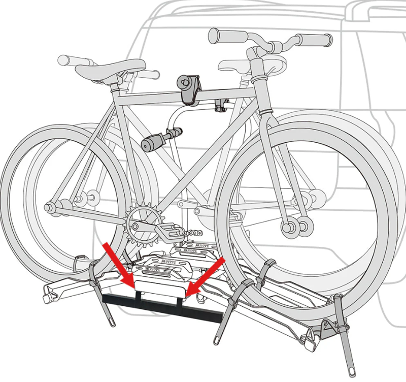Light Bar Adapter Kit for Destination E Bike Racks - Hollywood Racks-1
