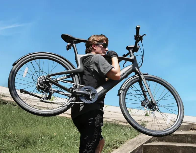 Urtopia Carbon 1 Pro Smart Carbon Fiber Ebike in Matte Black-9