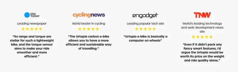 Urtopia Fusion GT Smart Carbon Fiber Step-Thru Ebike Orange-12