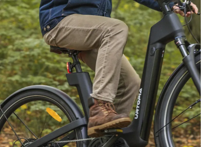 Urtopia Fusion GT Smart Carbon Fiber Step-Thru Ebike Color Black-12