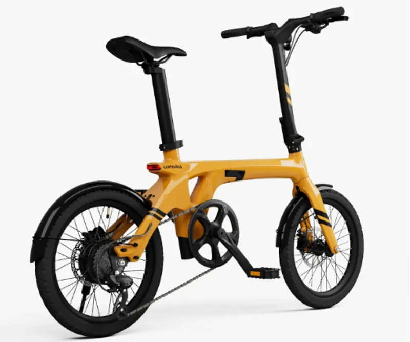 Urtopia Foldable Smart Carbon Fiber Ebike Saffron Yellow-4