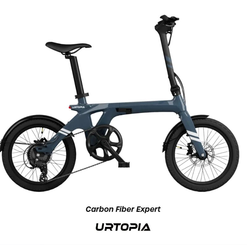 Urtopia Foldable Smart Carbon Fiber Ebike Aegean Blue