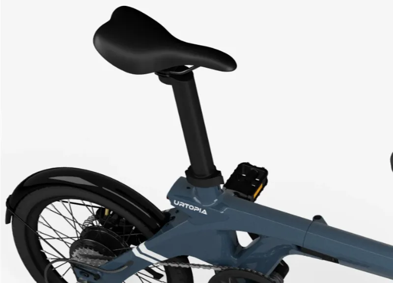 Urtopia Foldable Smart Carbon Fiber Ebike Aegean Blue-4