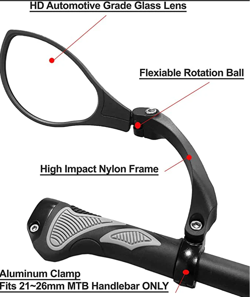 Left Handlebar HD Glass -3