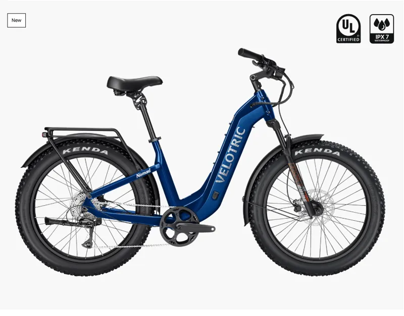 Velotric Nomad 2 Fat Tire Ebike in Midnight Blue