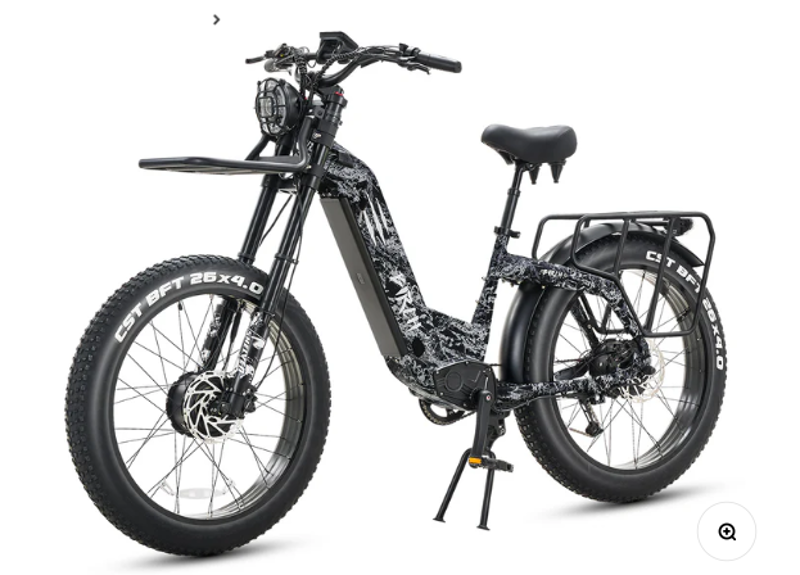 Birch Grolar AWD Hunting Electric Fat Tire Bike Forest Camo