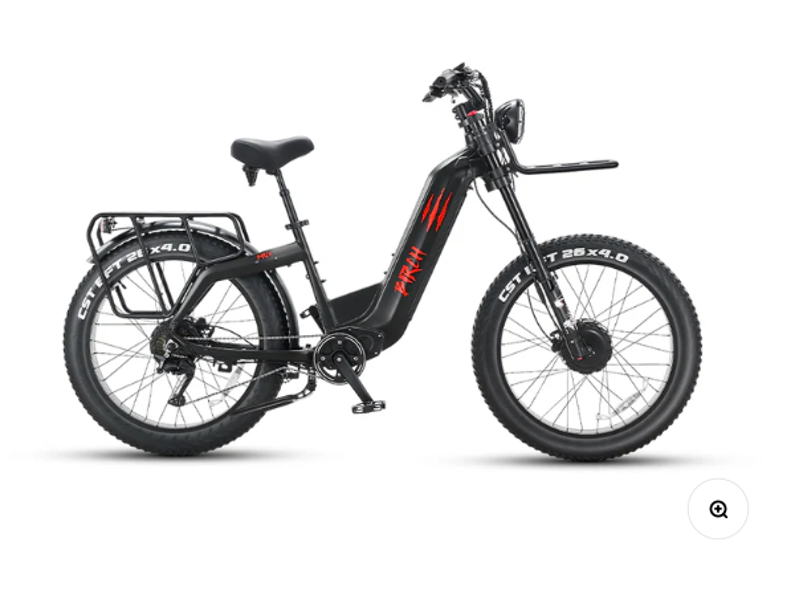 Birch Grolar AWD Hunting Electric Fat Tire Bike Midnight Black-1