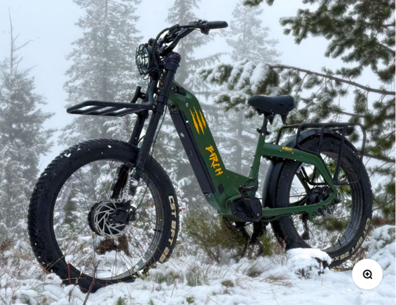 Birch Grolar AWD Hunting Electric Fat Tire Bike Forest Camo-4