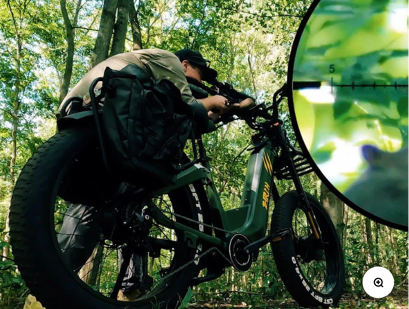 Birch Grolar AWD Hunting Electric Fat Tire Bike Forest Camo-6