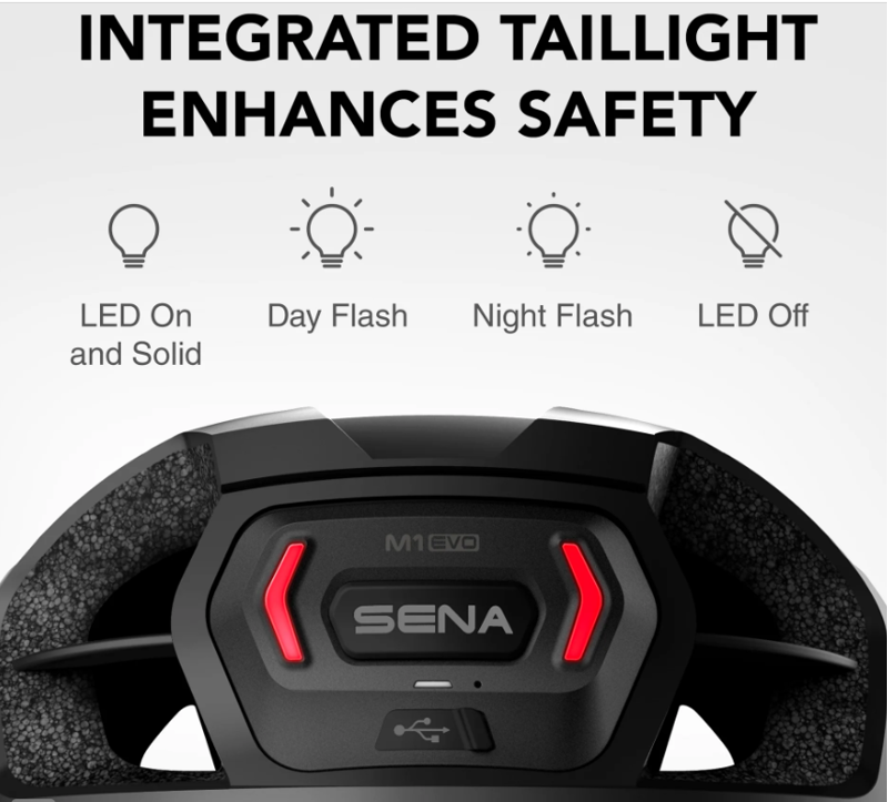 Sena M1 EVO Helmet in Black-5