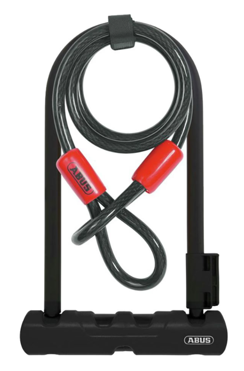LOCKS - ABUS Ultra 410 U-Lock w/Cobra Cable Black