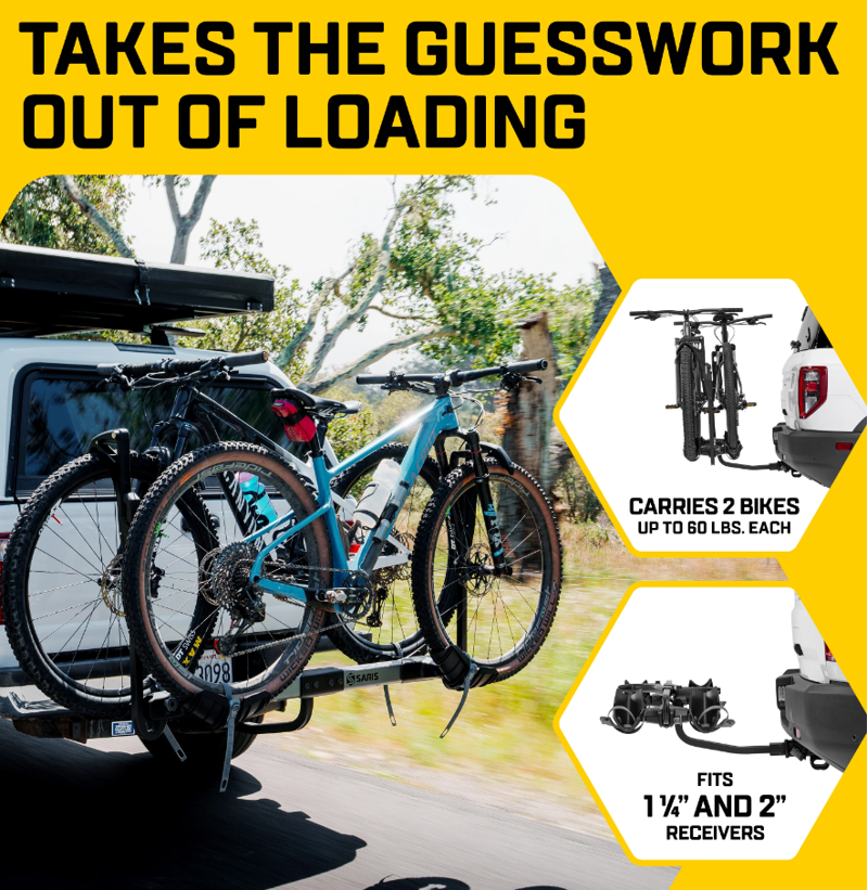 Saris Freedom 2-Bike Hitch Rack-3