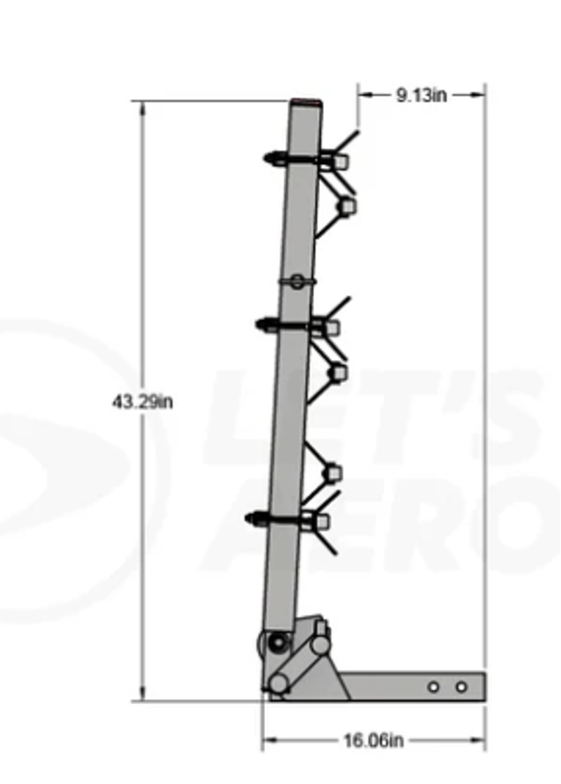 Let's Go Aero - TriQuad Heaviest Duty Trike Carrier-9