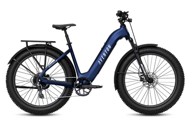 Aventon Aventure 3 Step-Through Ebike in Cobalt Blue