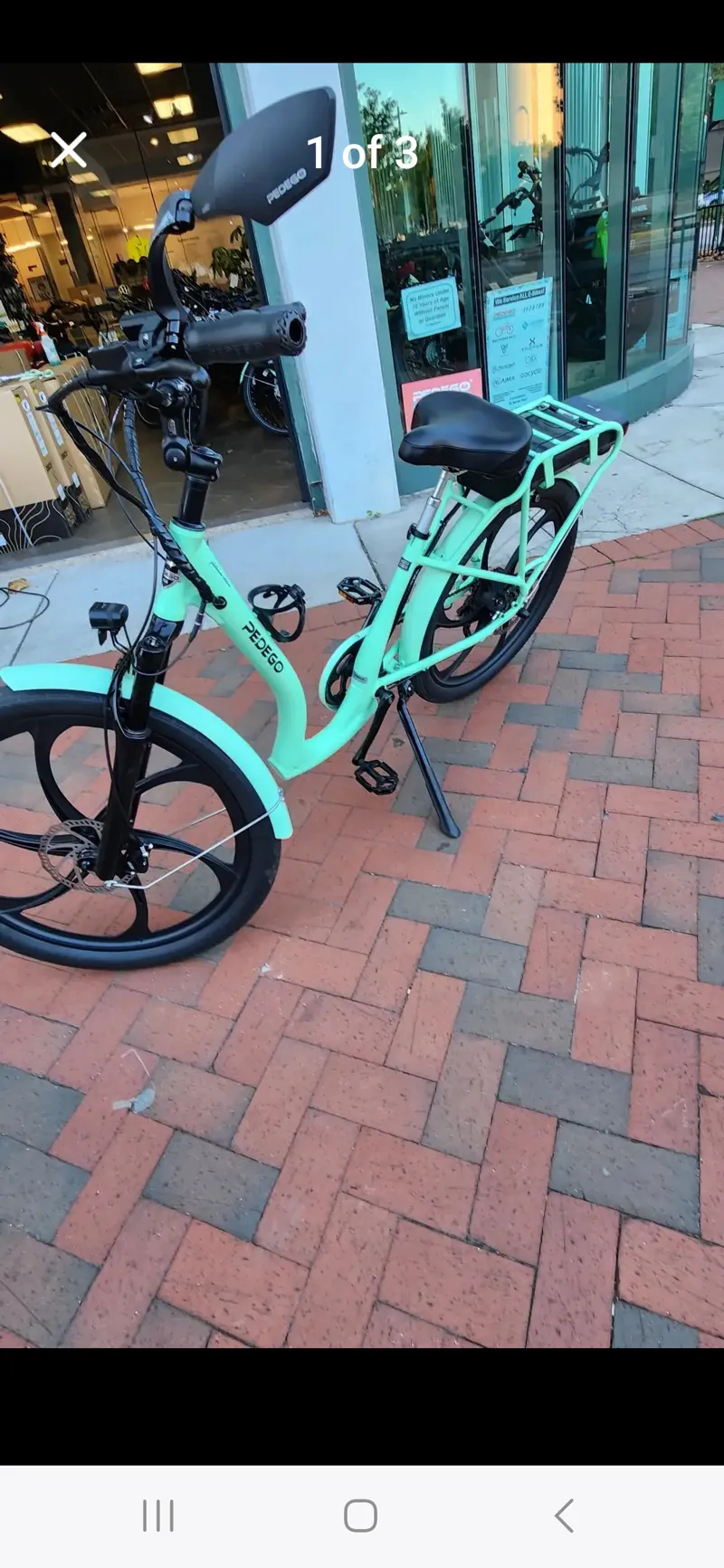 Pre-Loved Pedego Boomerang Platinum 500W Limited Edition Mint with Mags-1