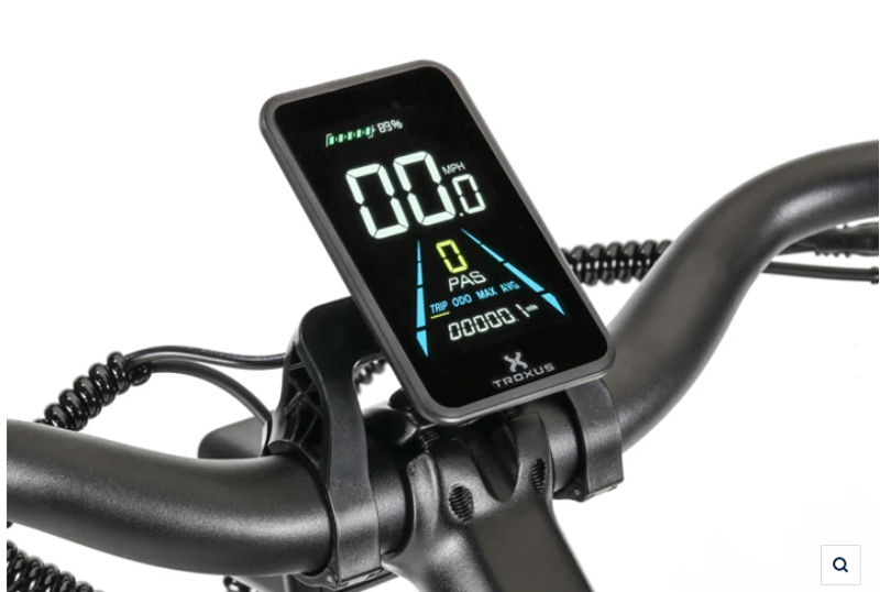 Troxus TRAX 1.0 Step-Thru Commuter 500W/15Ah in Matte Red-5