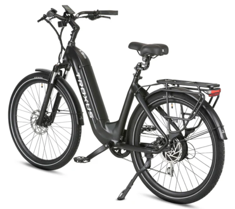 Troxus TRAX 1.0 Step-Thru Commuter 500W/15Ah in Matte Black-2