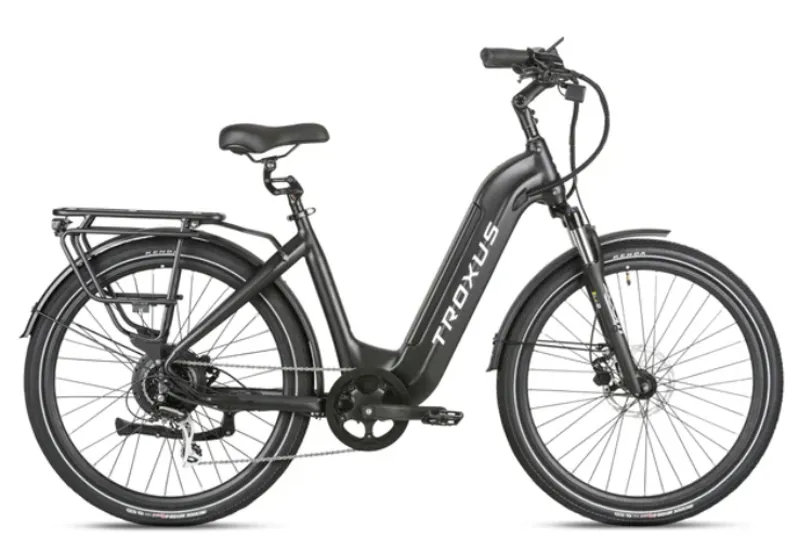 Troxus TRAX 1.0 Step-Thru Commuter 500W/15Ah in Matte Black