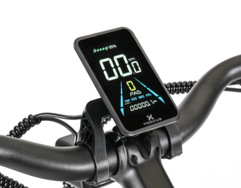 Troxus TRAX 1.0 Step-Thru Commuter 500W/15Ah in Matte Black-4