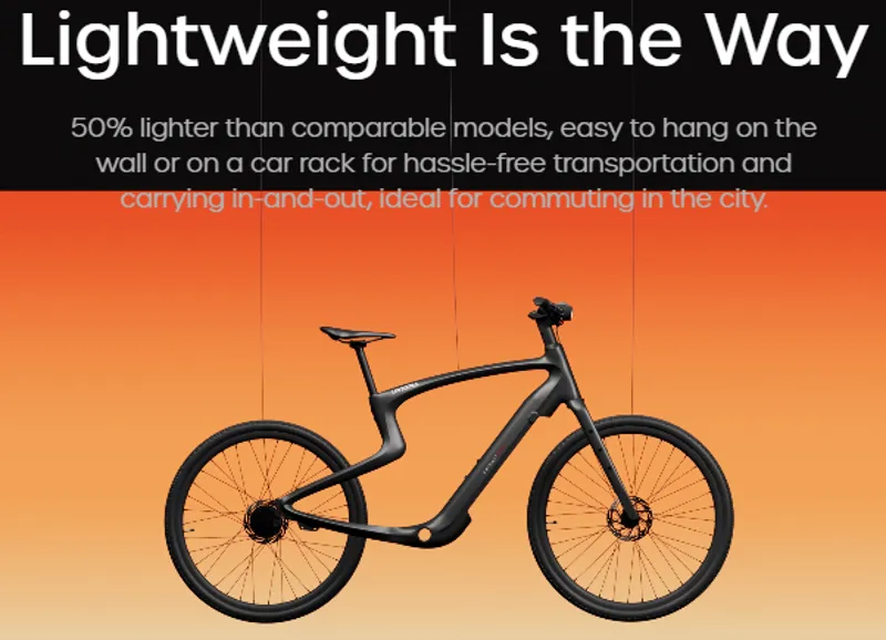 Urtopia Carbon 1 Pro Smart Carbon Fiber Ebike in Blu-8