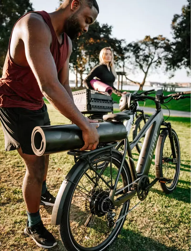 Aventon Level 3 Step Over Commuter Matte Black-3