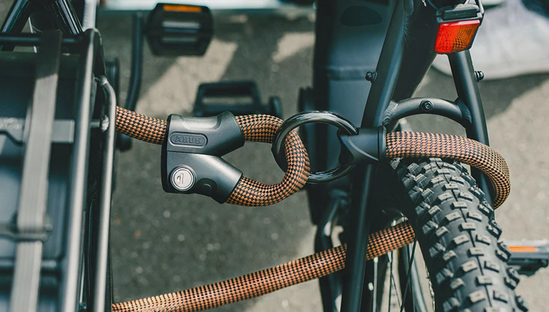 Abus Infinity Loop 1806 Lock 4'6 in Autumn Orange-5