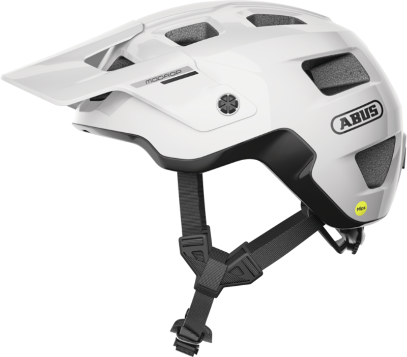Abus MoDrop MIPS Helmet in Polar White