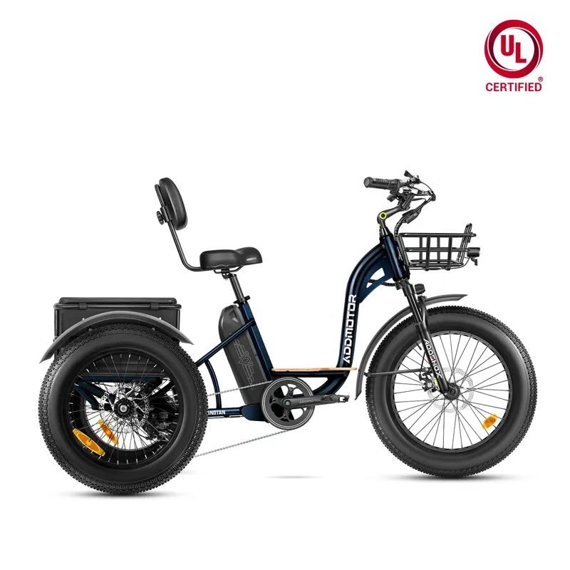 Addmotor Grandtan M-340 750W Rear Motor eTrike in Blue-1