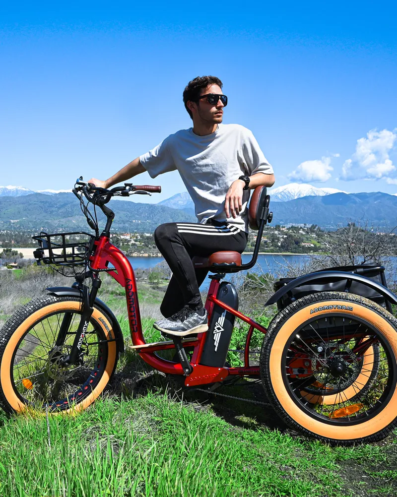 Addmotor Grandtan M-340 750W Rear Motor eTrike in Blue-8