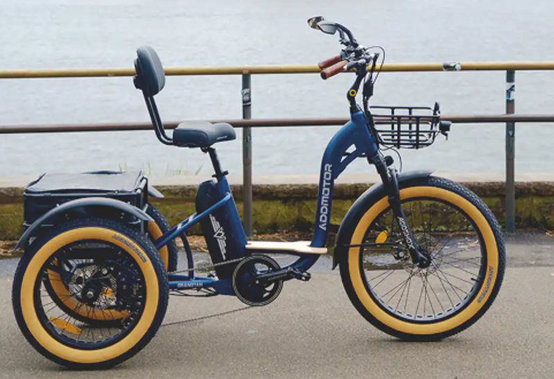 Addmotor Grandtan M-340 750W Rear Motor eTrike in Pearl White-1