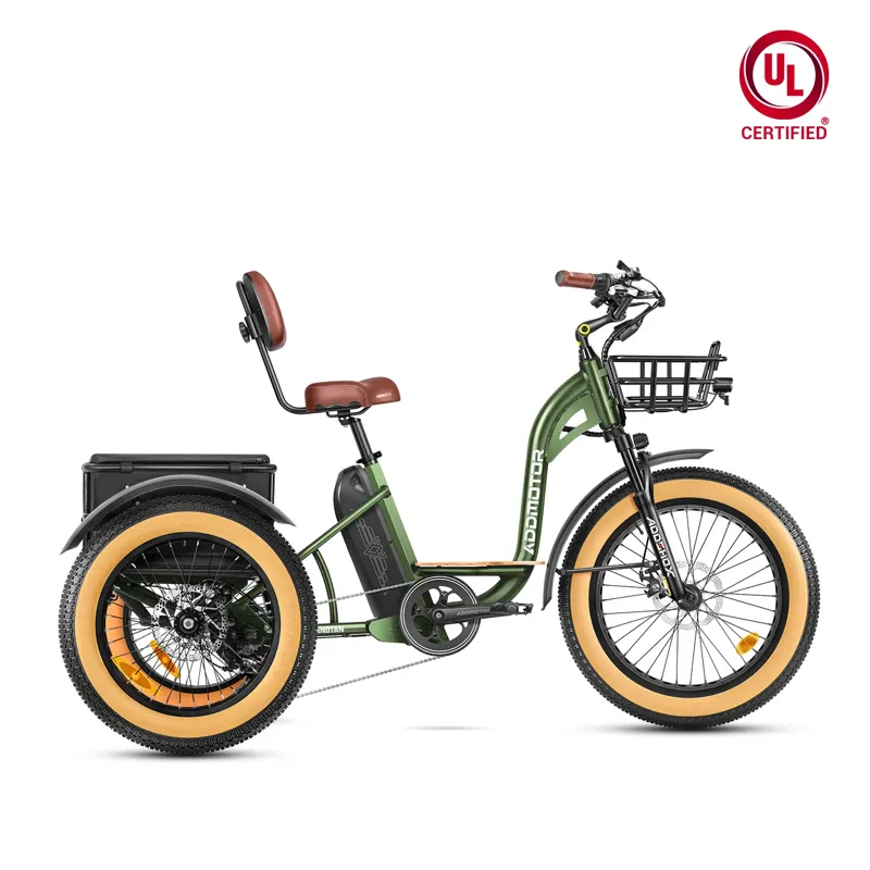 Addmotor Grandtan M-340 750W Rear Motor eTrike in Pearl White-5