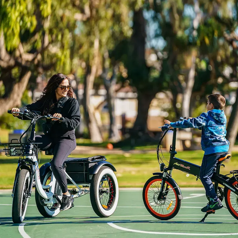 Addmotor Triketan M-330F Folding eTrike in Red-1