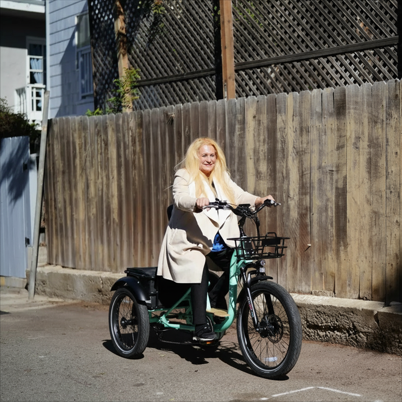 Addmotor Triketan M-330F Folding eTrike in Red-2