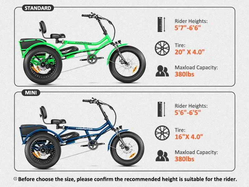 Addmotor Arisetan II M-360 Semi-Recumbent E-Trike in Blue-3