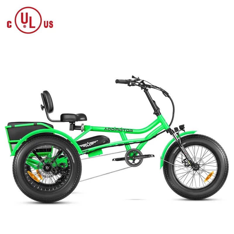 AddMotor Arisetan II - M-360 Semi-Recumbent E-Trike in Green