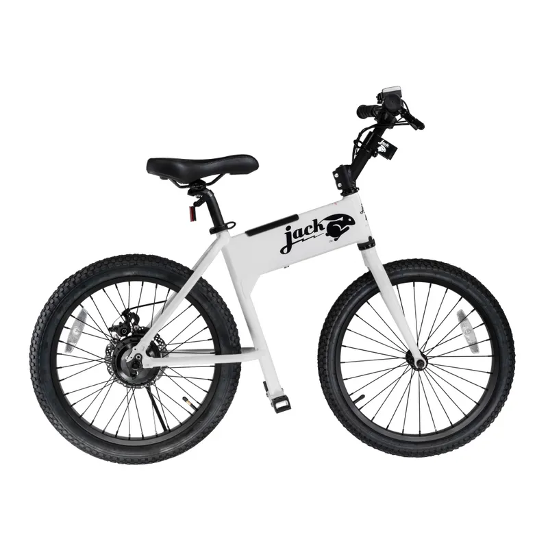 JackRabbit OG - Lightweight and Compact XL Micro eBike White