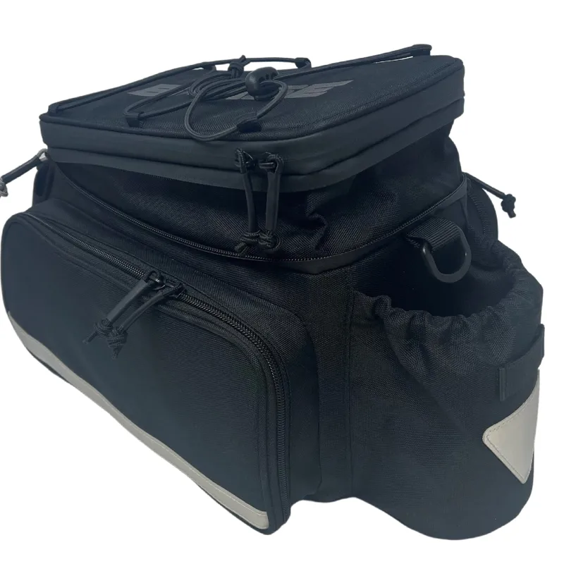 Bikase MIK Trunk Bag Big Daddy Bicycle Rack Bag in Black-1