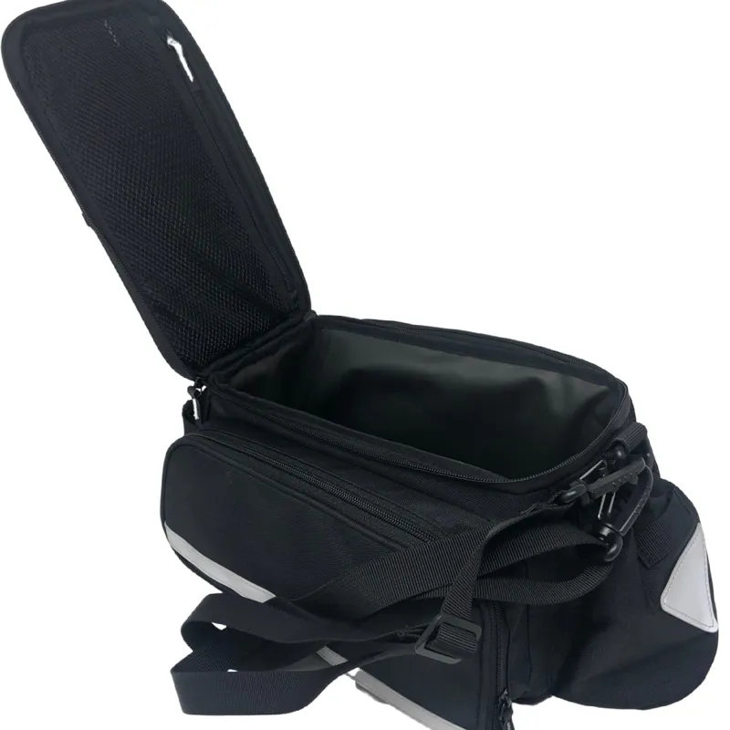 Bikase MIK Trunk Bag Big Daddy Bicycle Rack Bag in Black-5