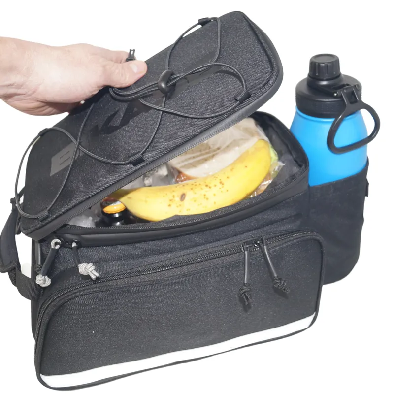 Bikase MIK Trunk Bag Big Daddy Bicycle Rack Bag in Black-6