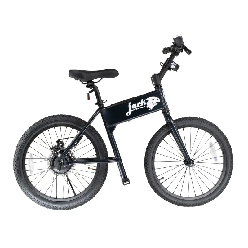 JackRabbit OG - Lightweight and Compact XL Micro eBike Black