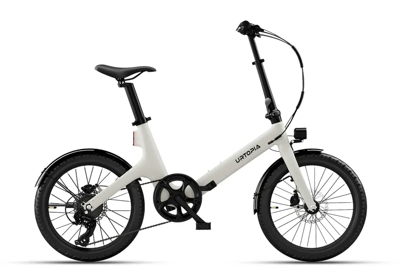 Urtopia Carbon Fold Step-Thru E-Bike in Creme