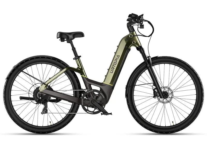 Urtopia Atom Carbon E-Bike in Olive