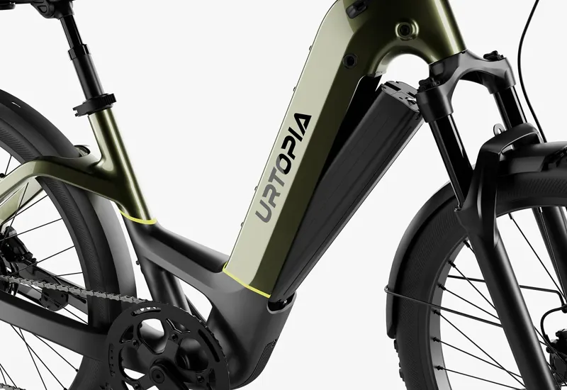 Urtopia Atom Carbon E-Bike in Olive-7