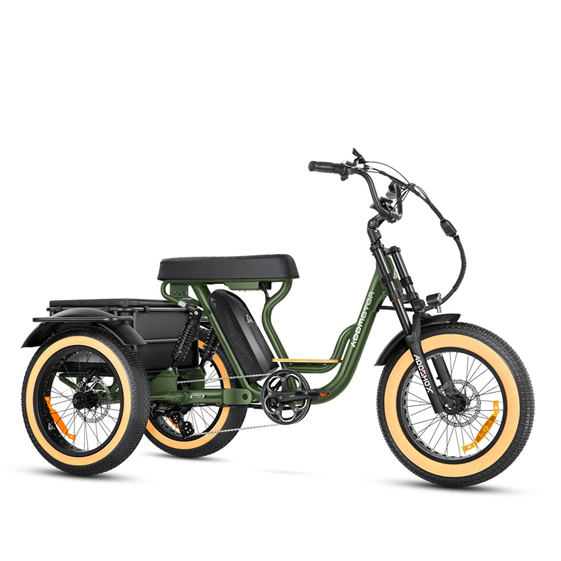 Addmotor Soletri M-366X Rear Drive Full Suspension for 2 Adults Green