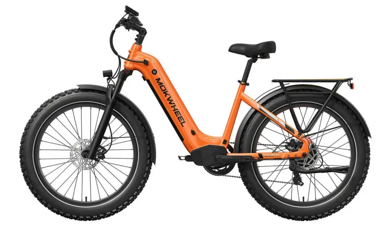 Mokwheel Basalt 2.0 Electric Bike in Orange