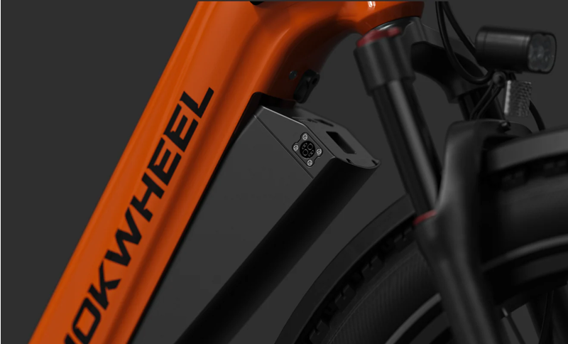 Mokwheel Basalt 2.0 Electric Bike in Orange-1