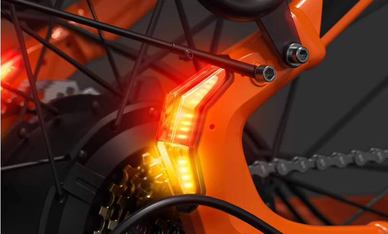 Mokwheel Basalt 2.0 Electric Bike in Orange-3