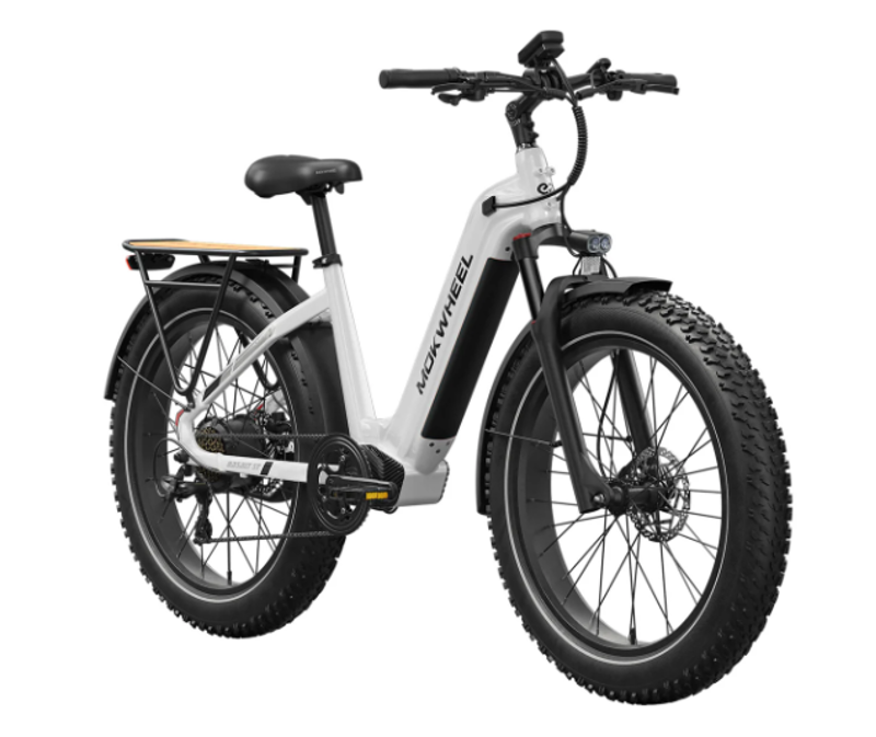 Mokwheel Basalt 2.0 Electric Bike in White-1