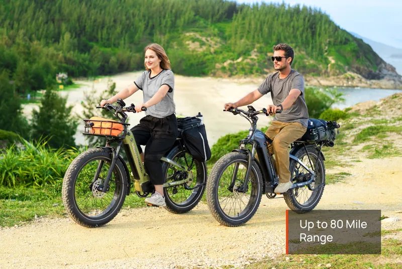 Mokwheel Basalt 2.0 ST Electric Bike in Olive Green